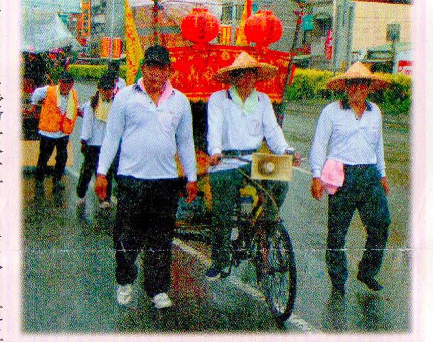 民雄鄉的人力三輪車