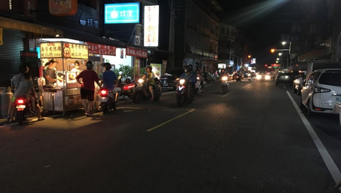 週一營業沒落的民雄夜市